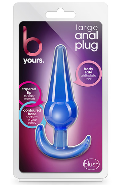 B Yours Large Anal Plug Blue - Analplug 4
