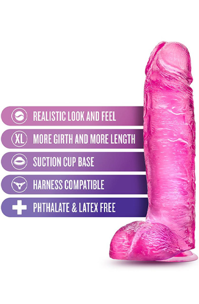 B Yours Plus Big N’ Bulky Pink 26,5 cm - Dildo 3