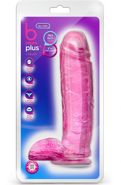B Yours Plus Big N’ Bulky Pink 26,5 cm - Dildo 4