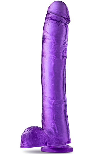 B Yours Plus Hefty N’ Hung Purple 35,5 cm - XL Dildo 1