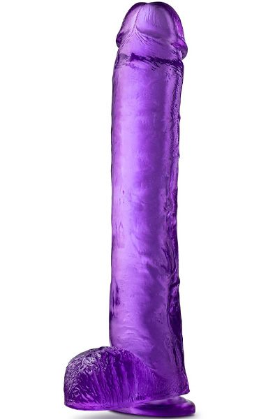 B Yours Plus Hefty N’ Hung Purple 35,5 cm - XL Dildo 3