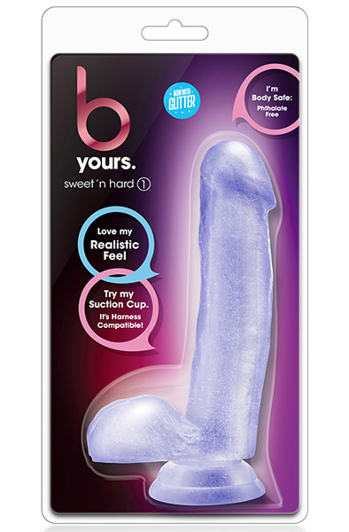 B Yours Sweet n' Hard 1 Clear 18 cm - Dildo 3