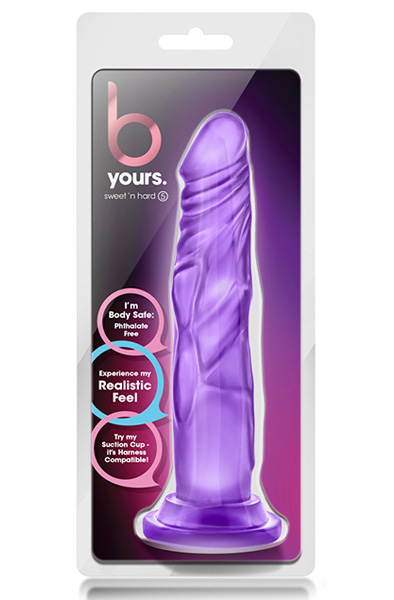 B Yours Sweet N Hard 5 Purple 19 cm - Dildo 2