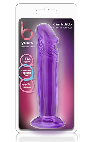 B Yours Sweet'n Small Dildo Purple 16,5 cm - Kleiner Dildo 2