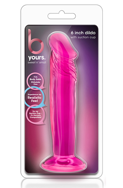 B Yours Sweet N' Small Dildo With Suction Cup Pink 16, - Kleiner Dildo 2