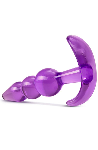 B Yours Triple Bead Anal Plug Purple - Mini-Analdildo 2