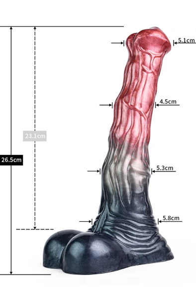 Bad Demon Judi Dildo 26,5 cm - Drachen-Dildo 2