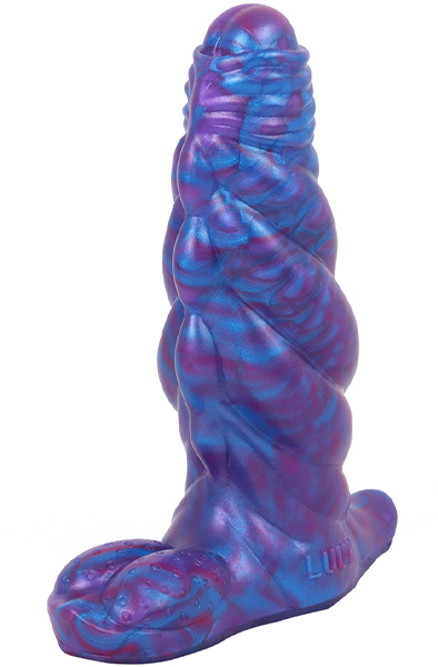 Bad Demon Seraphon Vibrating Dildo Purple 13,5 cm - Dragon dildo 3