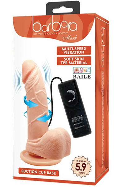 Baile Multi-Speed Vibration Dildo 15 cm - Vibrierender Dildo 3