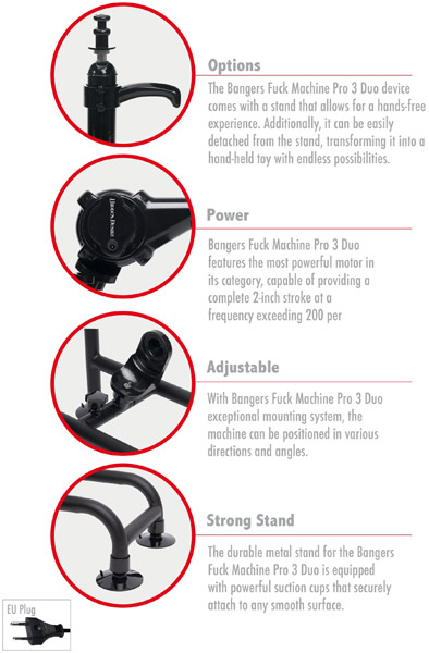 Bangers Fuck Machine Pro 3 Duo - Sexmaschine 3