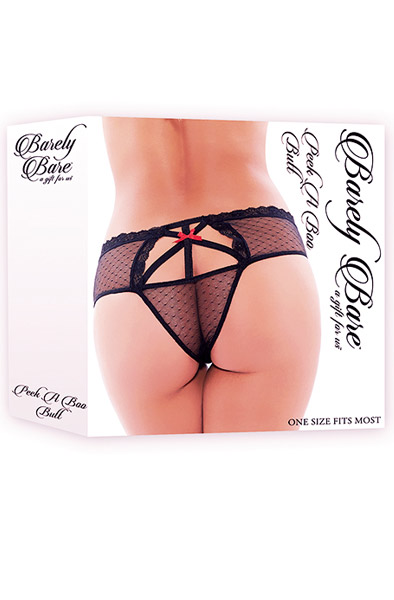 Barely Bare Peek A Boo Po - Spitzenhöschen 3