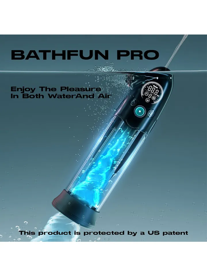 BathFun Pro Dual-Use Water & Air Massager - Automatic penispump 2