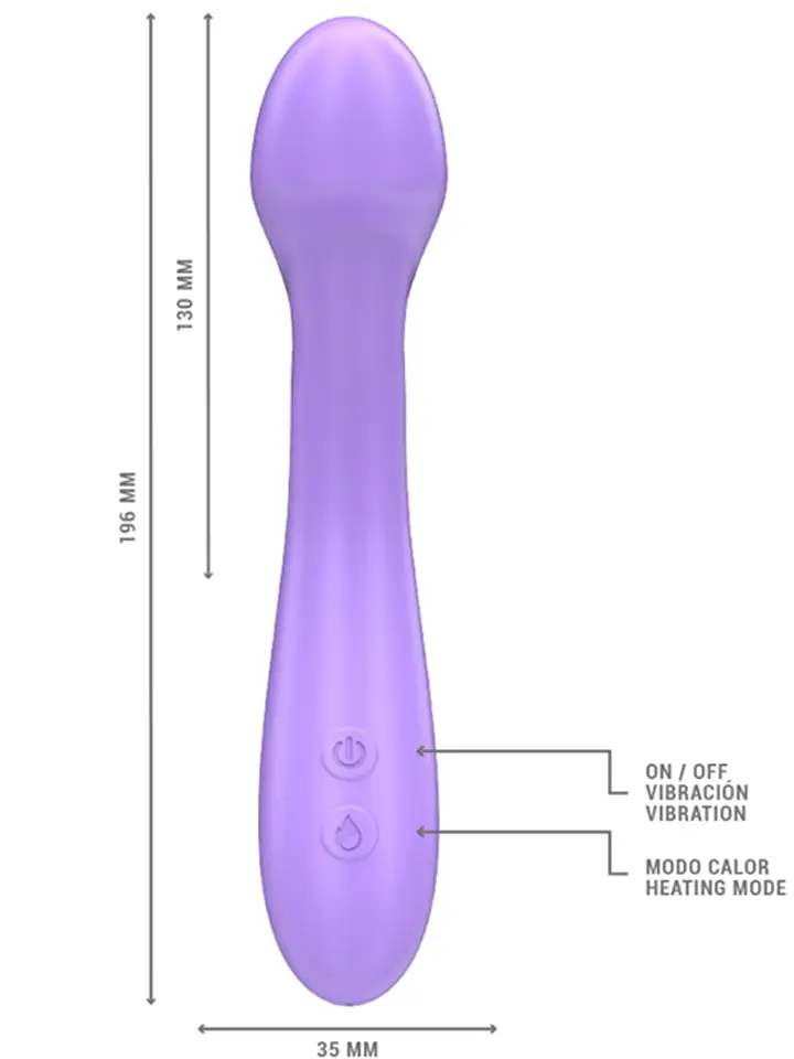 Becky Vibrator Heatable 7 Vibrations - Vibrating dildo 4