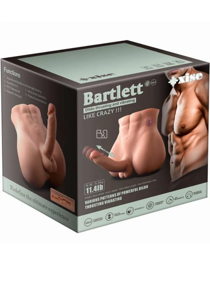Bertlett Thrusting & Vibrating Dildo - Sex doll 1