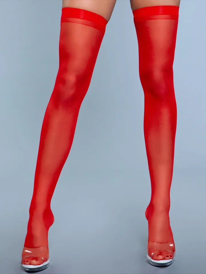 Best Behavior Thigh Highs Red - Stay-ups 1 [full]