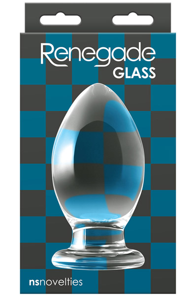 Bishop Glass Buttplug 12 cm - Analplug aus Glas 2