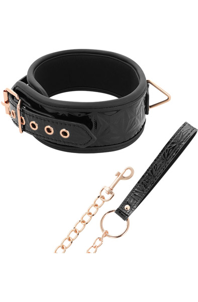 Black Edition Premium Vegan Leather Collar - Halsband & Leine 1