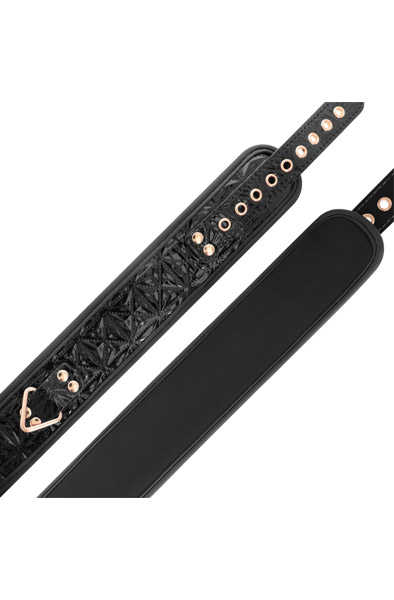 Black Edition Premium Vegan Leather Collar - Halsband & Leine 2