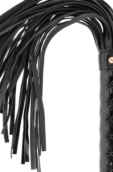 Black Edition Vegan Leather Flogger - Flogger 2
