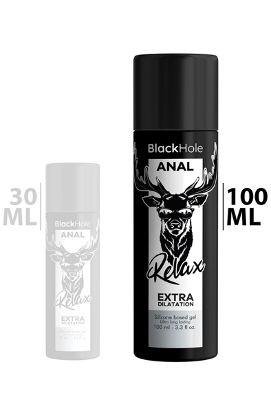 Black Hole Anal Relax Silicone Gel 100 ml - Anal-Gleitmittel 2