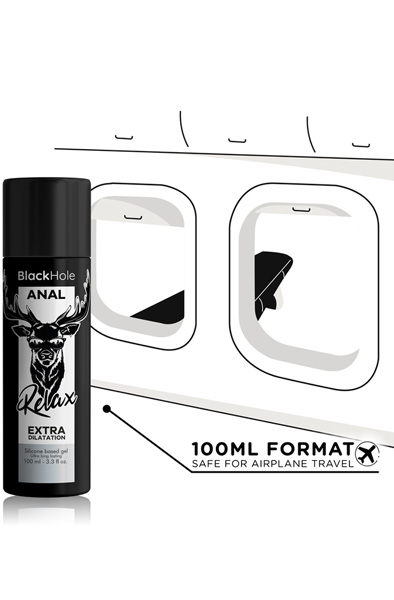 Black Hole Anal Relax Silicone Gel 100 ml - Anal-Gleitmittel 4