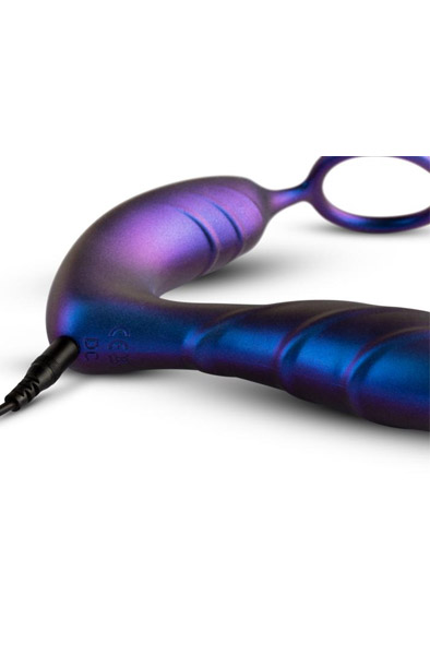 Black Hole Anal Vibrator With Cockring - Prostatavibrator mit Penisring 6