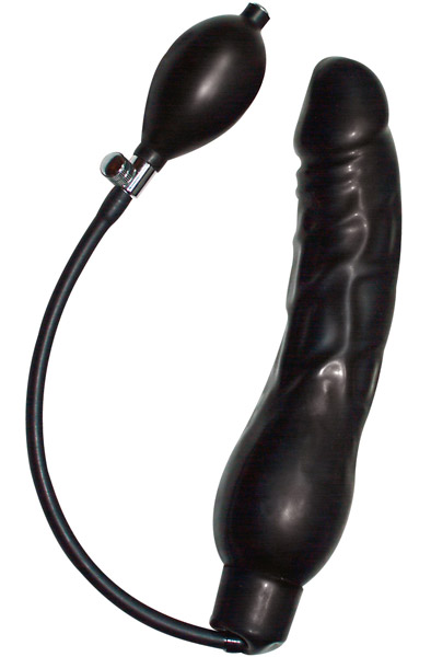 Black Latex Balloon Large 24 cm - Aufblasbarer Dildo 1