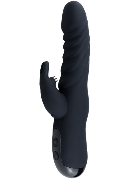 Black Silicone Rabbit Vibrator - Rabbit-Vibrator 3