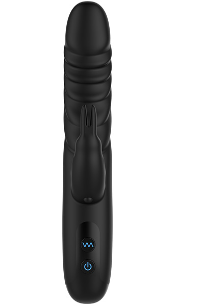Black Silicone Rabbit Vibrator - Rabbit-Vibrator 4