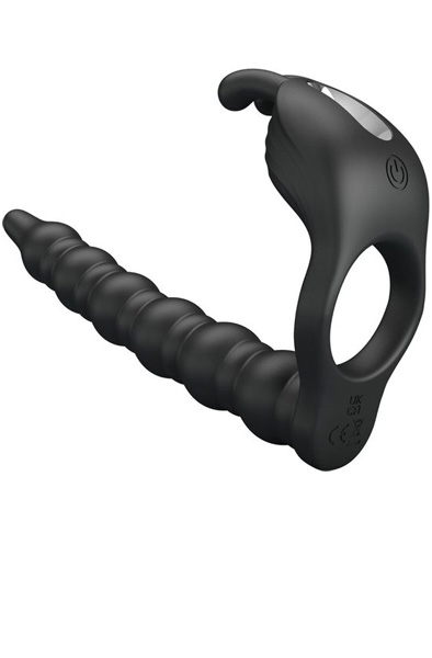 Blackney Penis Ring With Black Vibrator Plug - Vibrierender Penisring 1