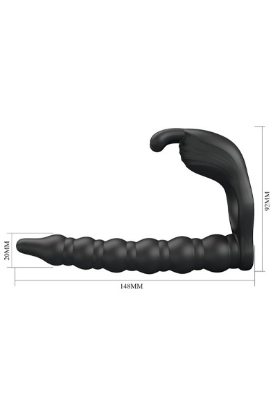 Blackney Penis Ring With Black Vibrator Plug - Vibrierender Penisring 3