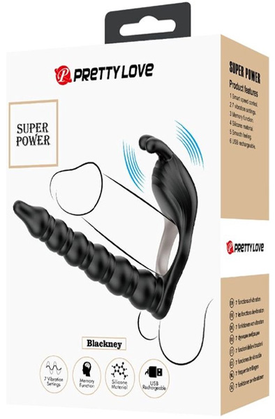 Blackney Penis Ring With Black Vibrator Plug - Vibrierender Penisring 5