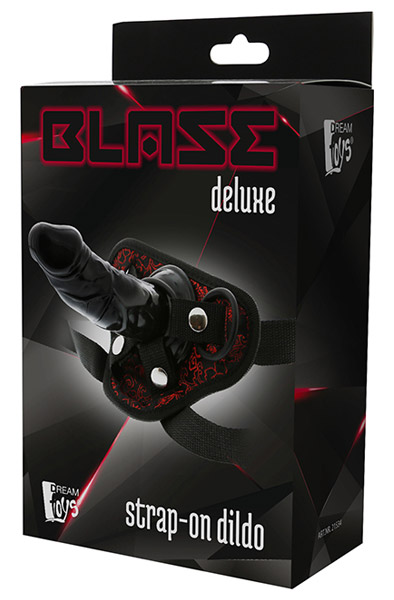 Blaze Deluxe Strap-On Dildo 13 cm - Umschnalldildo mit Geschirr 2