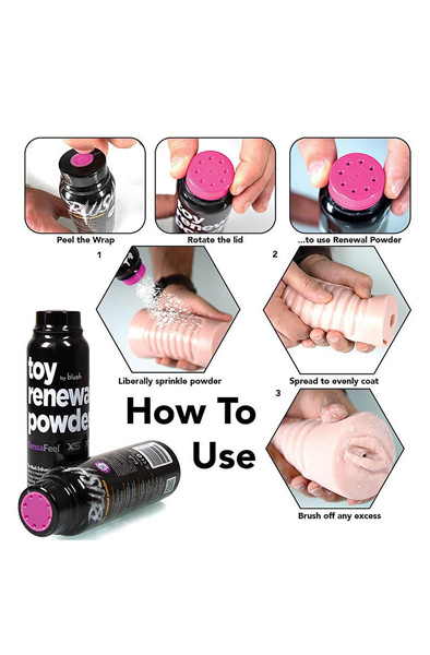 Blush Toy Renewal Powder White 96g - Erneuerndes Pulver 6