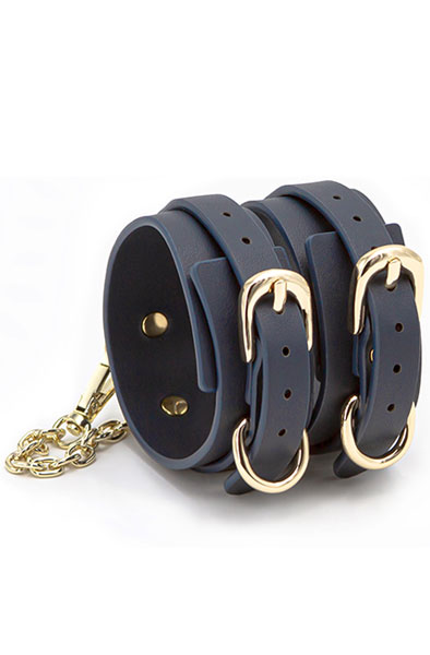 Bondage Couture Ankle Cuff Blue - Fußmanschetten 1