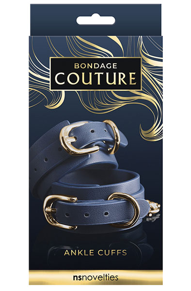 Bondage Couture Ankle Cuff Blue - Fußmanschetten 2