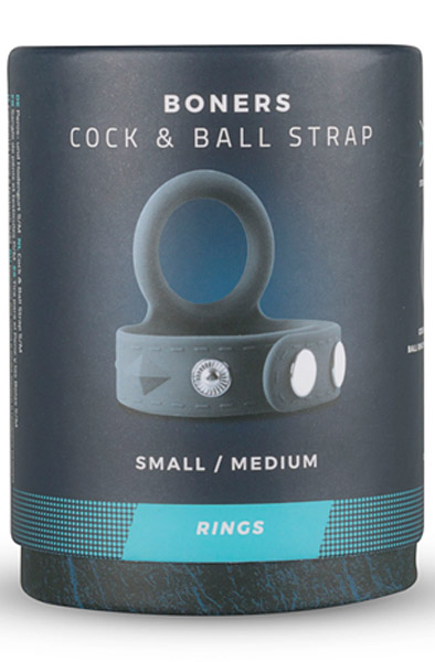 Boners Cock & Ball Strap S/M - Penis- und Hodensackringe 5