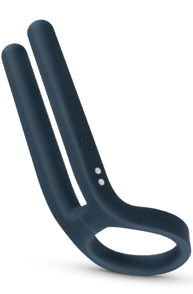 Boners Cockring & Ball Stimulator Blue - Vibrierender Penisring 1