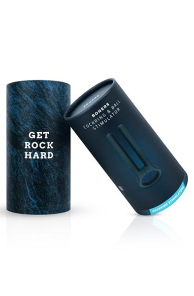 Boners Cockring & Ball Stimulator Blue - Vibrierender Penisring 2