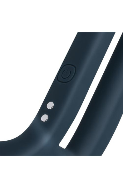 Boners Cockring & Ball Stimulator Blue - Vibrierender Penisring 8