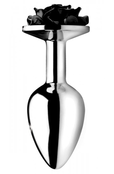 Booty Sparks Black Rose Analplug Small - Analplug aus Metall 2