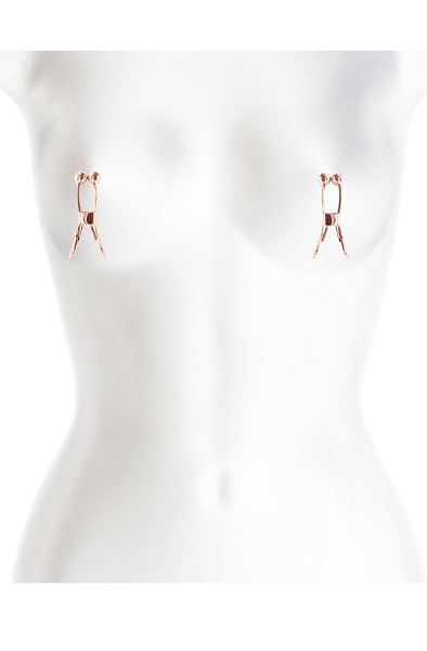 Bound Nipple Clamps C1 Rose Gold - Brustwarzenklammern 3