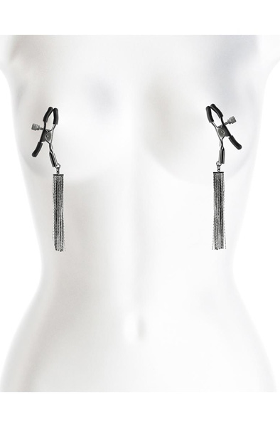 Bound Nipple Clamps D2 Gunmetal - Brustwarzenklammern 3