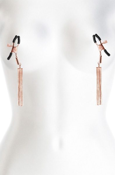 Bound Nipple Clamps D2 Rose Gold - Brustwarzenklammern 2