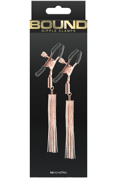 Bound Nipple Clamps D2 Rose Gold - Brustwarzenklammern 3