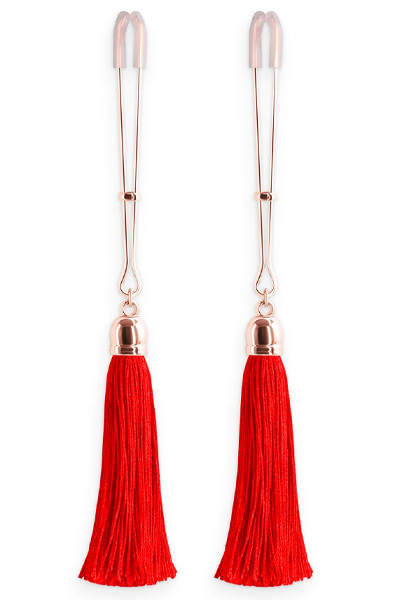 Bound Nipple Clamps T1 Red - Brustwarzenklammern 1