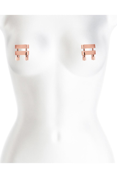Bound Nipple Clamps V1 Rose Gold - Brustwarzenklammern 3