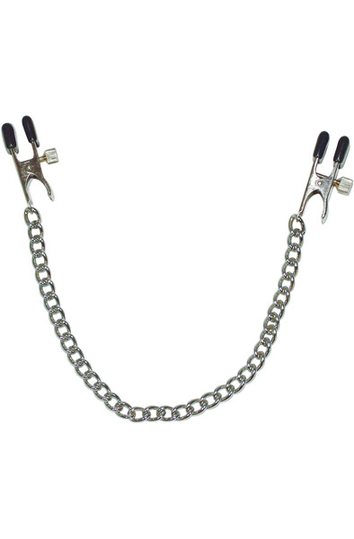 Breast Chain With Clamps 30 cm - Brustklammern mit Kette 1