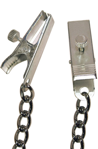 Breast Chain With Clamps 30 cm - Brustklammern mit Kette 2