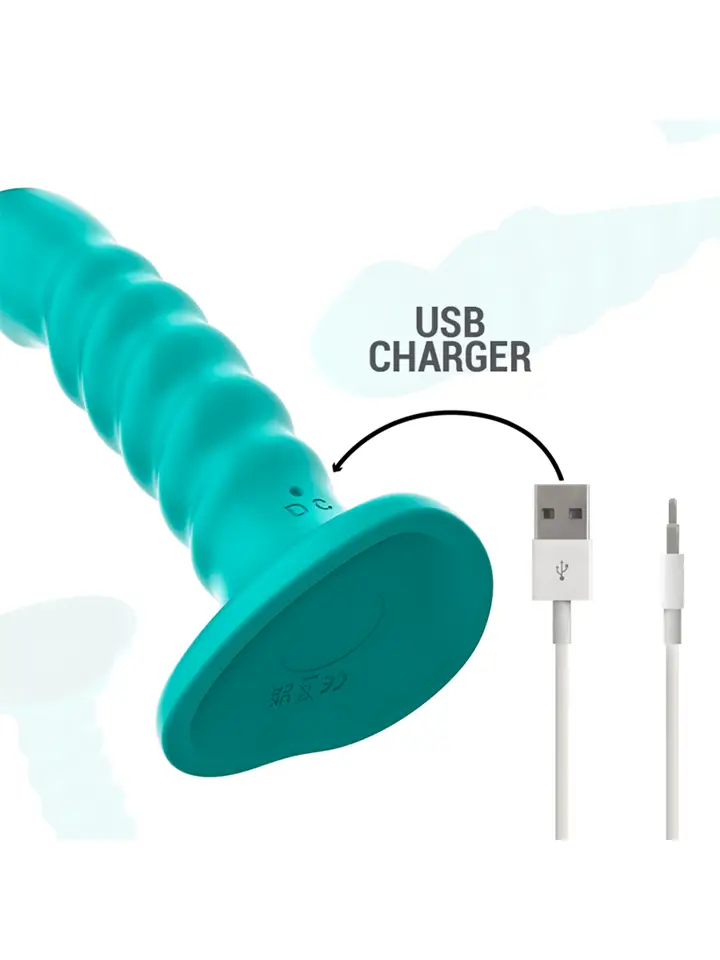 Buffy Vibrator Spiral 10 Vibrations Remote Control - Vibrating dildo 7